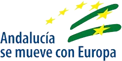 "Andalucía se mueve con Europa" logo.